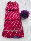 Pure Jaipuri Viscose Georgette Leheriya Saree
