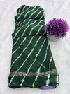 Pure Jaipuri Viscose Georgette Leheriya Saree