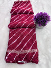 Pure Jaipuri Viscose Georgette Leheriya Saree