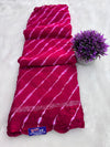 Pure Jaipuri Viscose Georgette Leheriya Saree