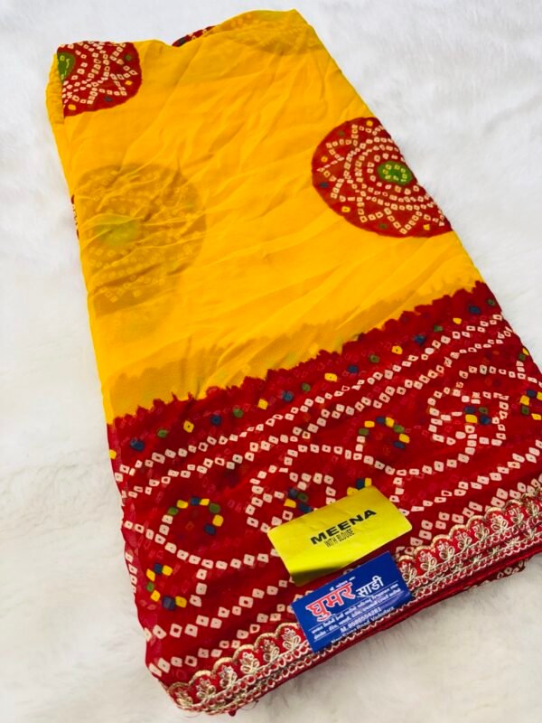 Piliya Georgette Saree 108 - Image 2