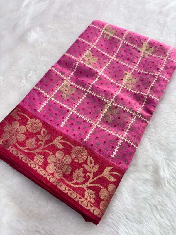 Bandhani Kotta Doria Saree Trand By Ghoomar 2025 - Image 3