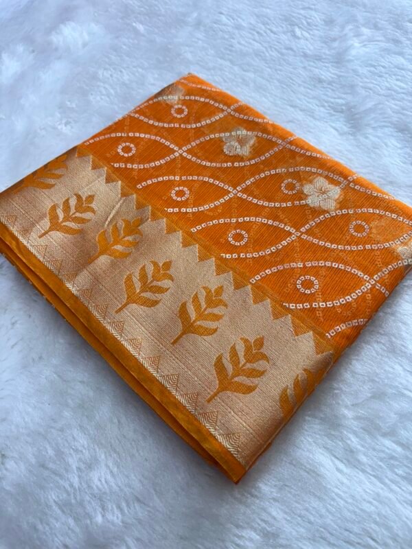 Bandhani Kotta Doria Saree Trand By Ghoomar 2025 - Image 2