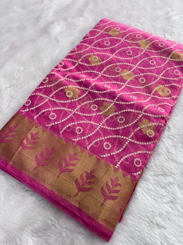 Bandhani Kotta Doria Saree Trand By Ghoomar 2025 - Image 2